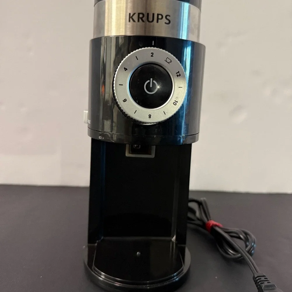 Krups GX5000 Burr Coffee Grinder Motor Base Only OEM Tested Black